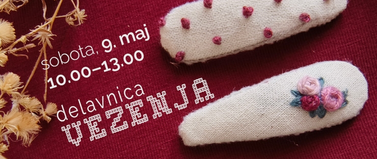 Delavnica vezenja z Marijo Potočnik